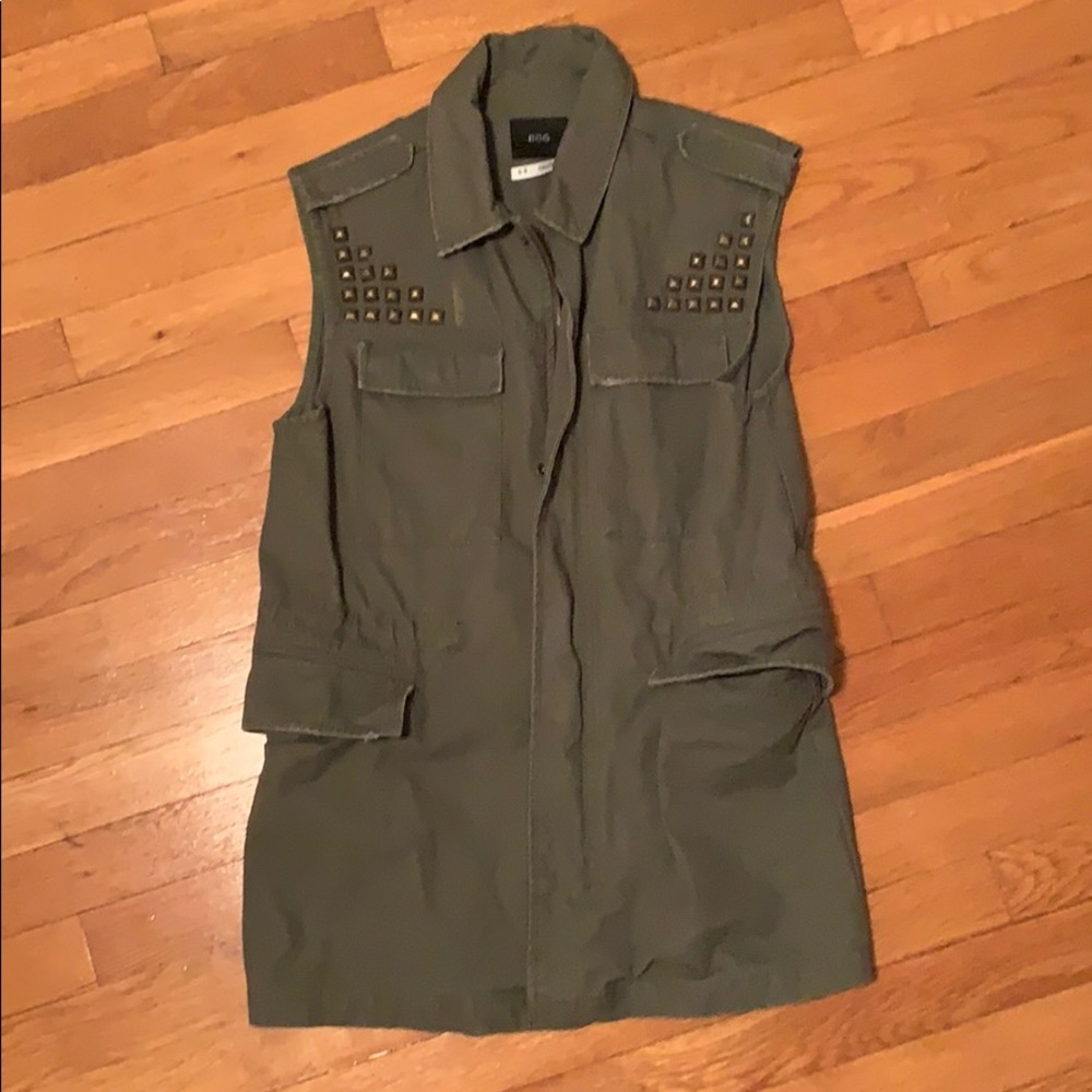 Green army vest! Barely worn